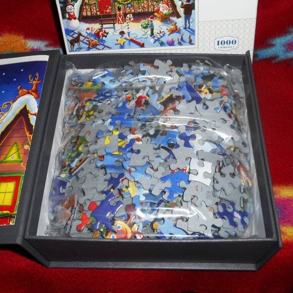 CHRISTMAS CABIN - BOARDWALK PUZZLE COMPANY - 1000 Pieces - Picture 3 of 6